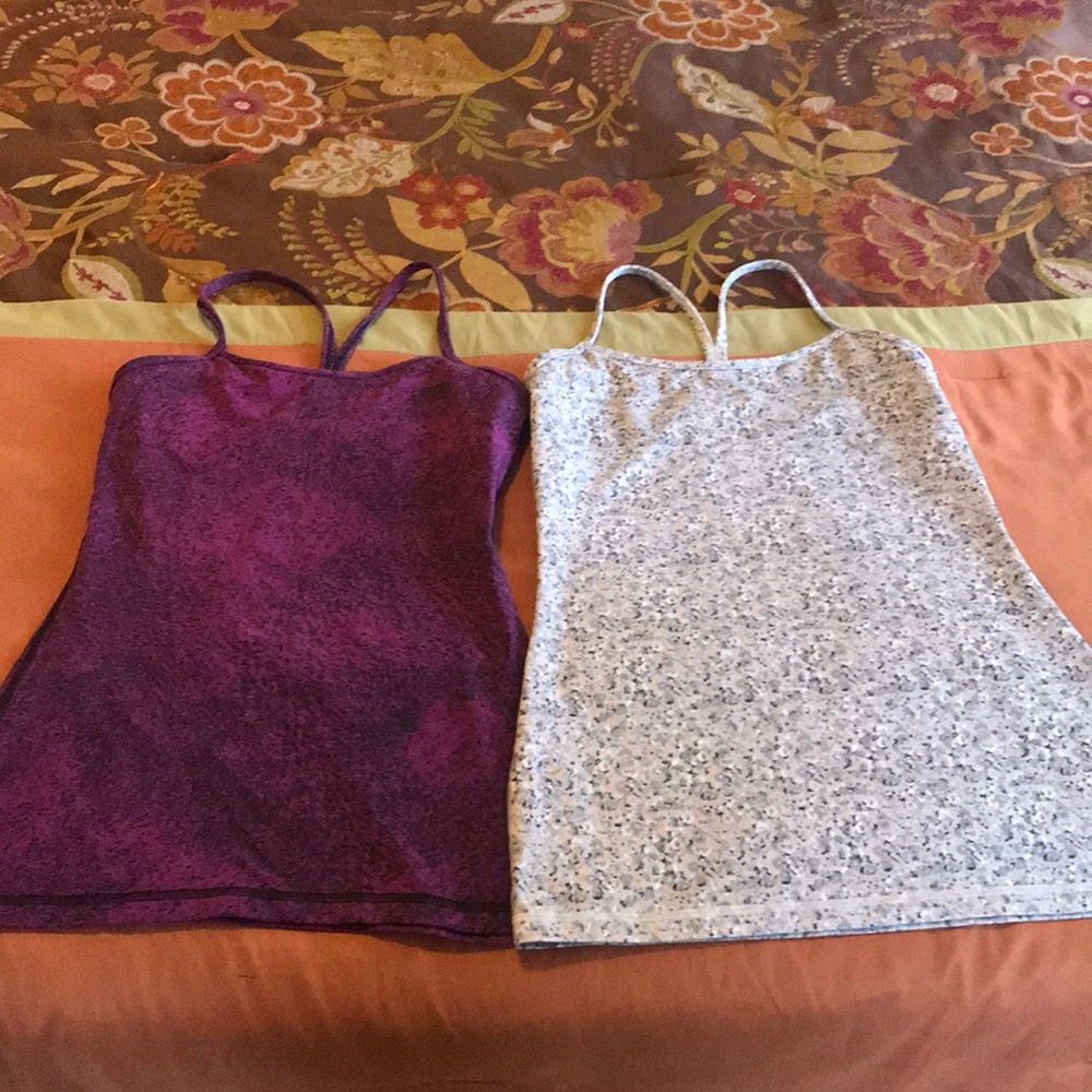 Set of two Lululemon power Y tanks